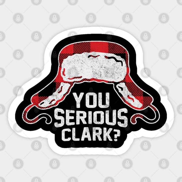 You Serious Clark? - vintage design Sticker by BodinStreet